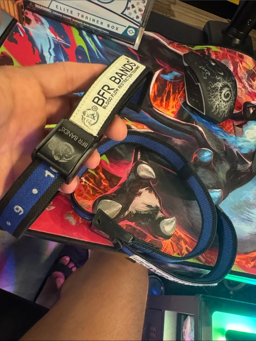 BFR Bands Blood Flow Restriction Training Strap - Blue